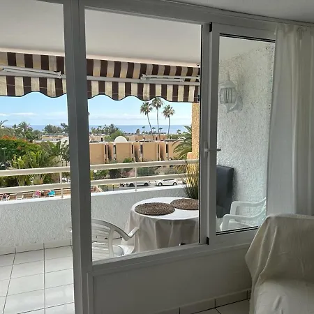 Apartament Borinquen Only 280 Meters To The Beach, Balcony With Sea View, Heated Pool, Wifi Playa de las Americas (Tenerife)